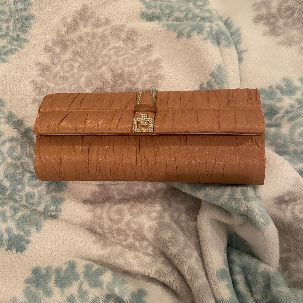 Preston and York Gold clutch